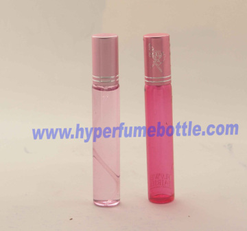 beautiful colour tester glass bottle