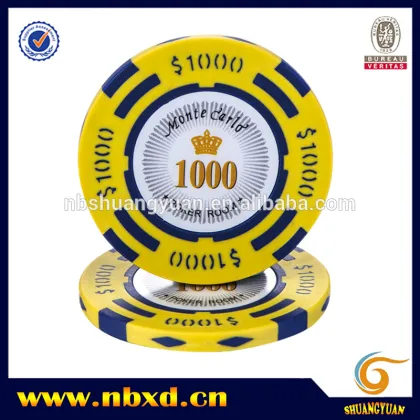 14g 2-Tone Monte Carlo Value Clay Poker Chips