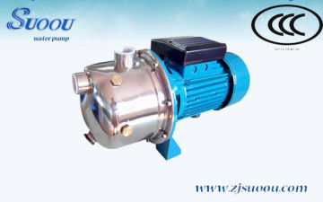 ISO9001 certification JET series stainless steel self priming water pump price of 1hp