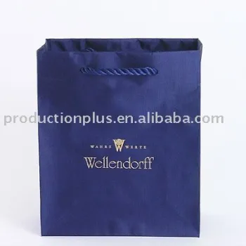 high end brand Paper coated Gift Bag