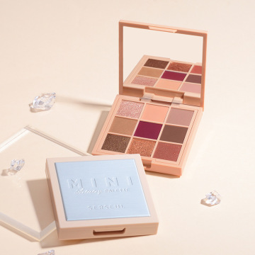 Paletas de sombra de diamante de 9 cores no atacado: glitter personalizável, sombras brilhantes para maquiagem
