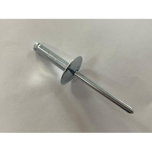 Rivetti ciechi in acciaio da 4,8x21 mm con flangia grande 16 mm