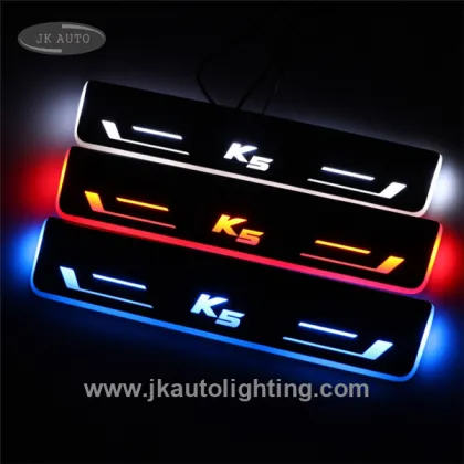 High Quality LED Door Sill Plate for Kia K5 Optima Hot Selling LED Side Step for Kia K5 Optima Running Board