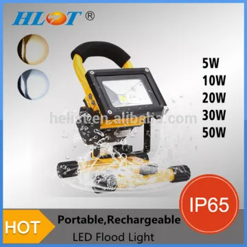 Helist outdoor working light 10w rechargeable led flood light