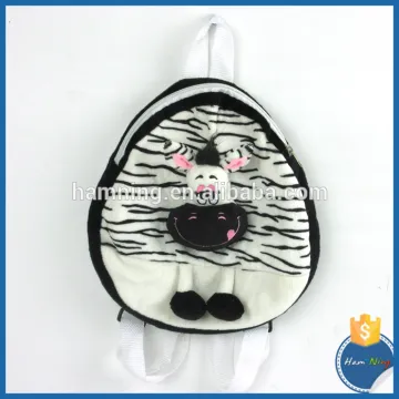 New Year Gift Zebra plush kid gift school backpack