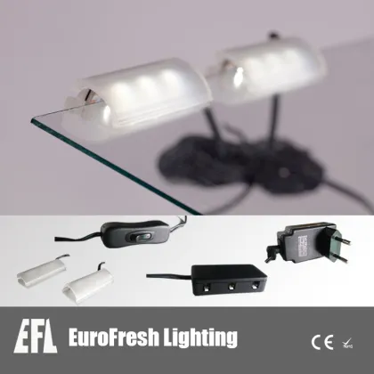 DC 12V showcase led light Glass Edge LED PE Clip Set Lighting