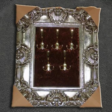 Decoration muslim resin photo frame with cloth hanger