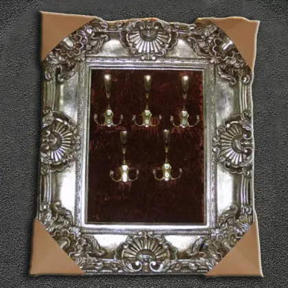 Decoration muslim resin photo frame with cloth hanger