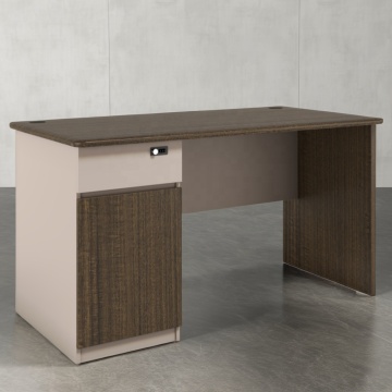 Luxury Small Modern PVC Round Corner Office Desk for Home Study and Gym Use