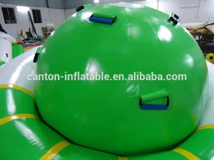 inflatable crazy ufo towables saturn rocker for water park accessories