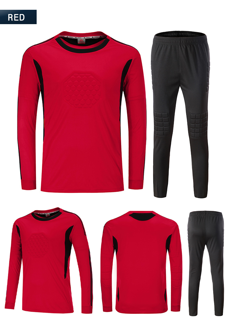 High Quality Soccer Goalkeeper Jersey Uniform