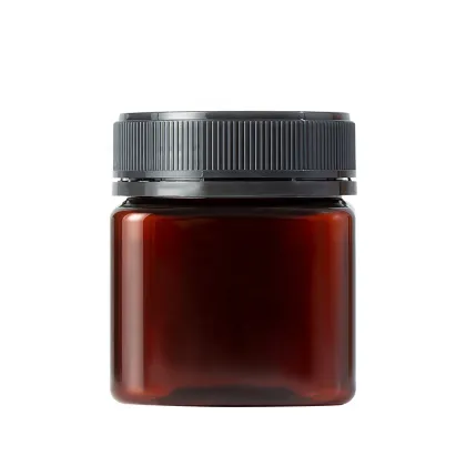 Manufacturer Food Grade PET Square Manuka 100% Natural Honey Jar