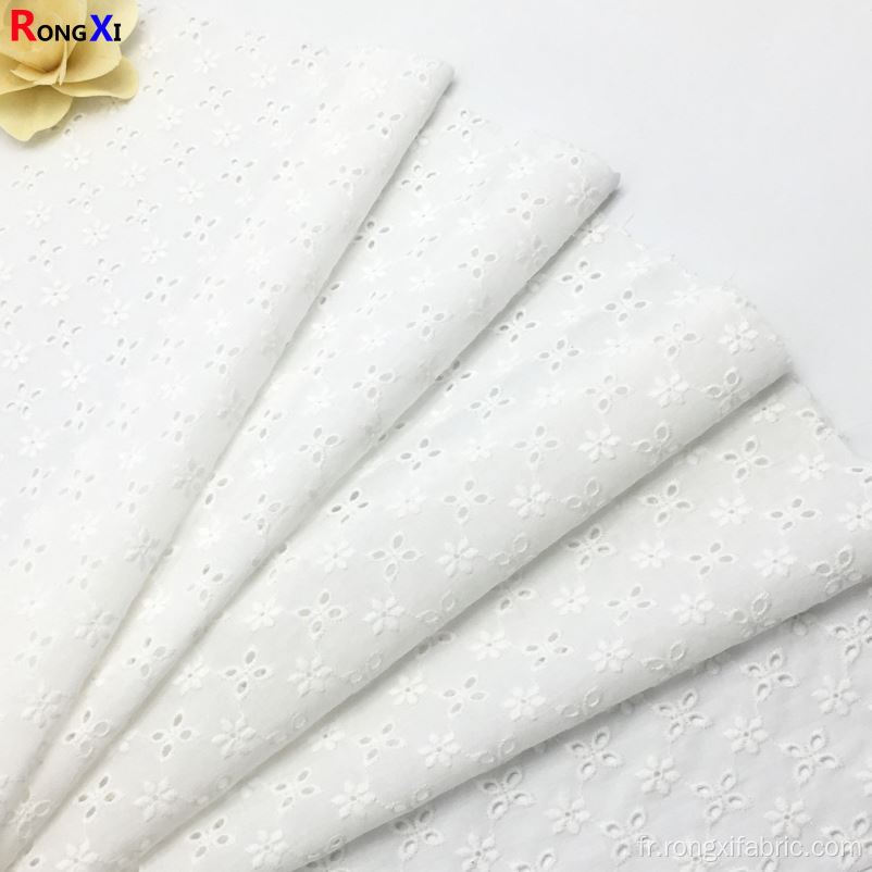 Tissu de dentelle de coton turc en plastique