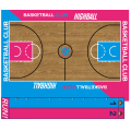 Suelo de PVC deportivo de baloncesto personalizado Enlio