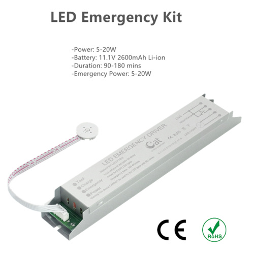 Driver de LED de emergência de economia de energia