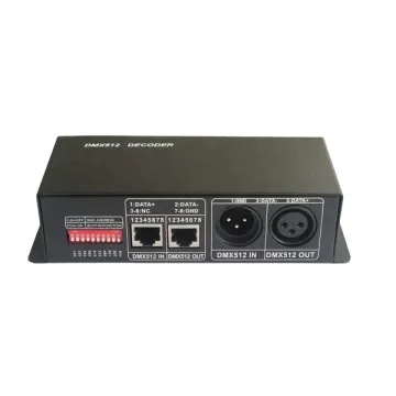 DMX LED Decoder: 6CH & 24CH Professional Lighting Control Solutions