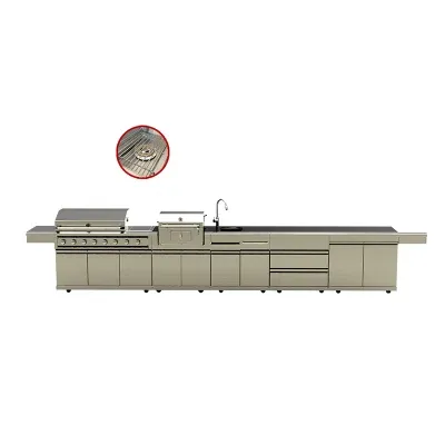 Hot Sale Garden Kitchen Gas Grill Cabinet Outdoor BBQ Grill