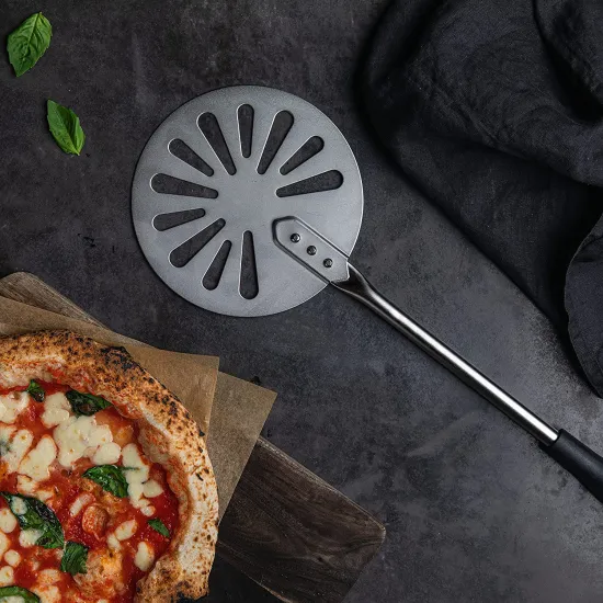 Stainless Steel Pizza Peel for Homemade Pizza Turning