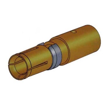 Coaxial D-Sub Power Pin Crimp Female Contact