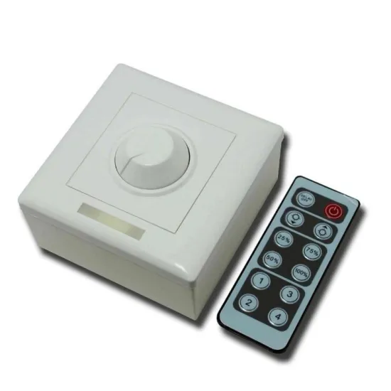 DC12V/24V LED Strip Light Dimmer Switch with Manual Brightness Adjustment Knob