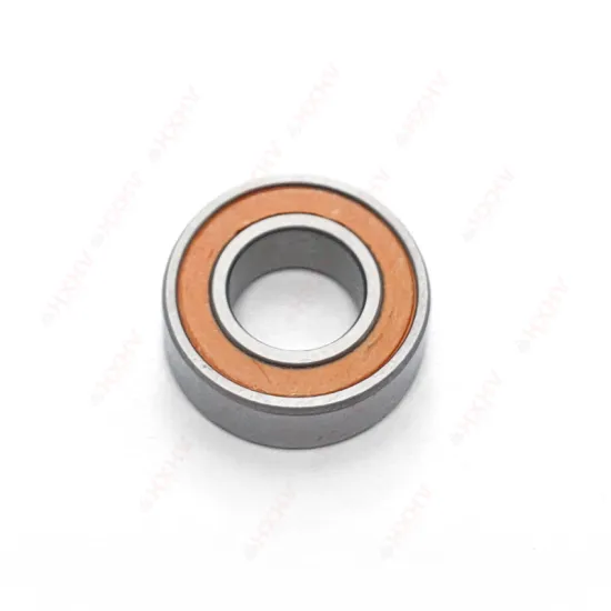 Orange Rubber Sealed HXHV Hybrid Ceramic Ball Bearing SMR128 2RS 8x12x3.5mm SS Races Si3N4 Balls