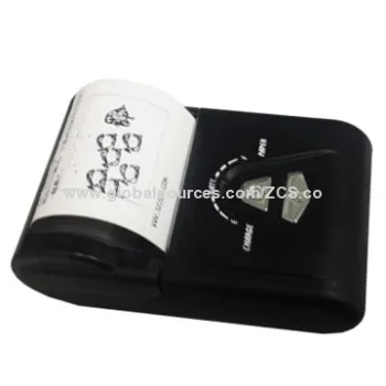 Mobile Bluetooth Thermal Receipt Printer, Handheld Terminal w/ Bluetooth and USB, One Year Warranty