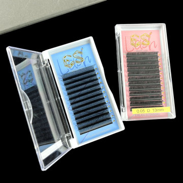 Handmade Faux Black Fluffy Eyelash Volume Extension Trays