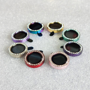 Pelindung lensa kamera rhinestone mewah kilang kaca untuk iPhone 11/12/13/14 Pro Max