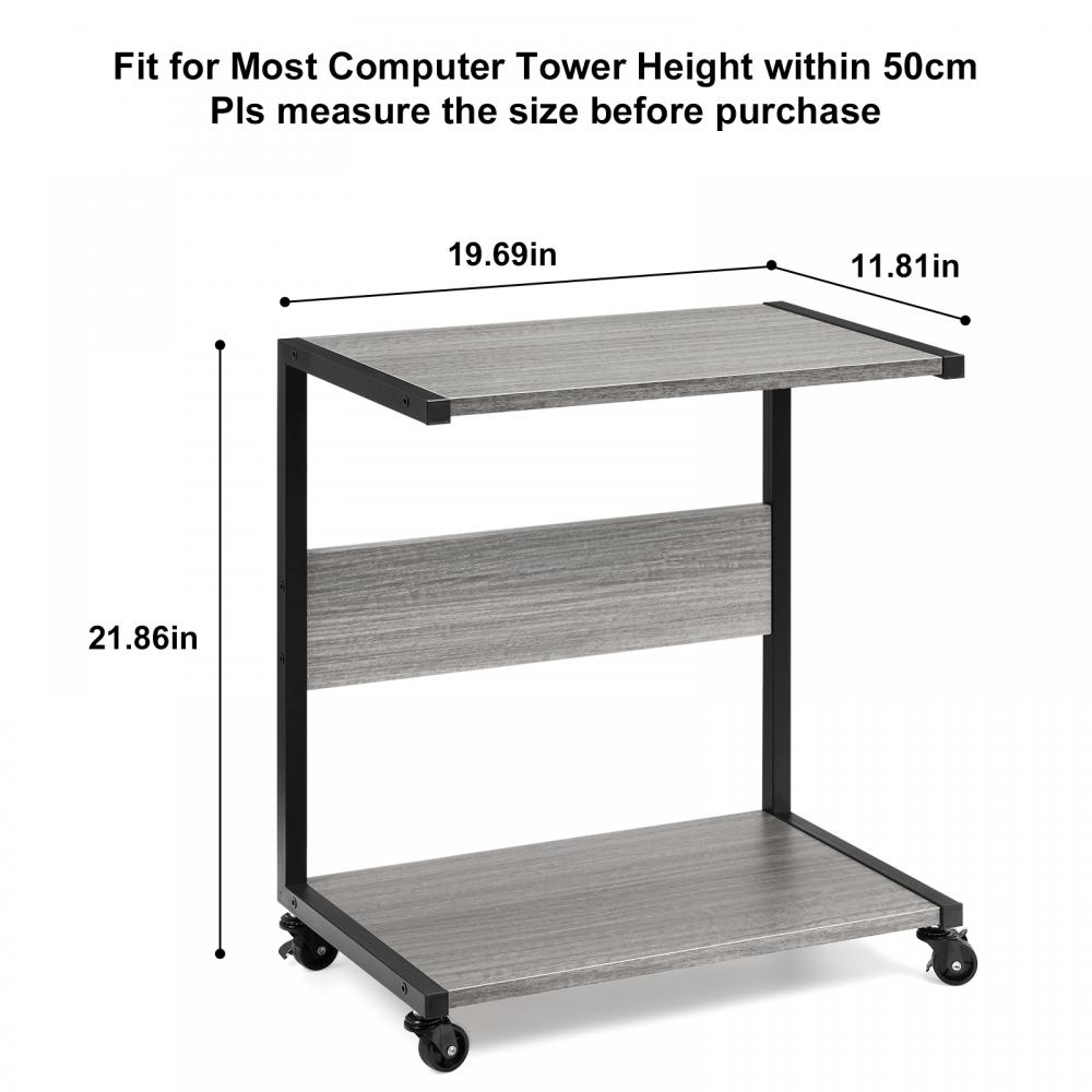 Storage Computer Desk With Wheels