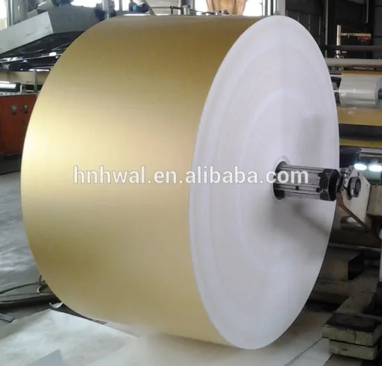 Colored gold and silver metallic aluminum foil paper rolls for cigarette package