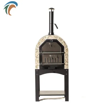 Italian brick pizza oven wood fired burning commercial portable pizza oven