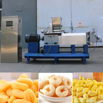 snacks production machine line puffy snacks food production maker