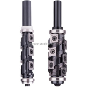 CNC Spiral Router Bit: 12mm Flush Trim Tool med 12,7 mm Shank och 12x12x2,2mm Carbide Cutter för träbearbetning