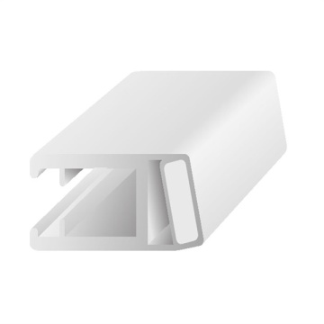 Door side positive and negative magnetic seal strips