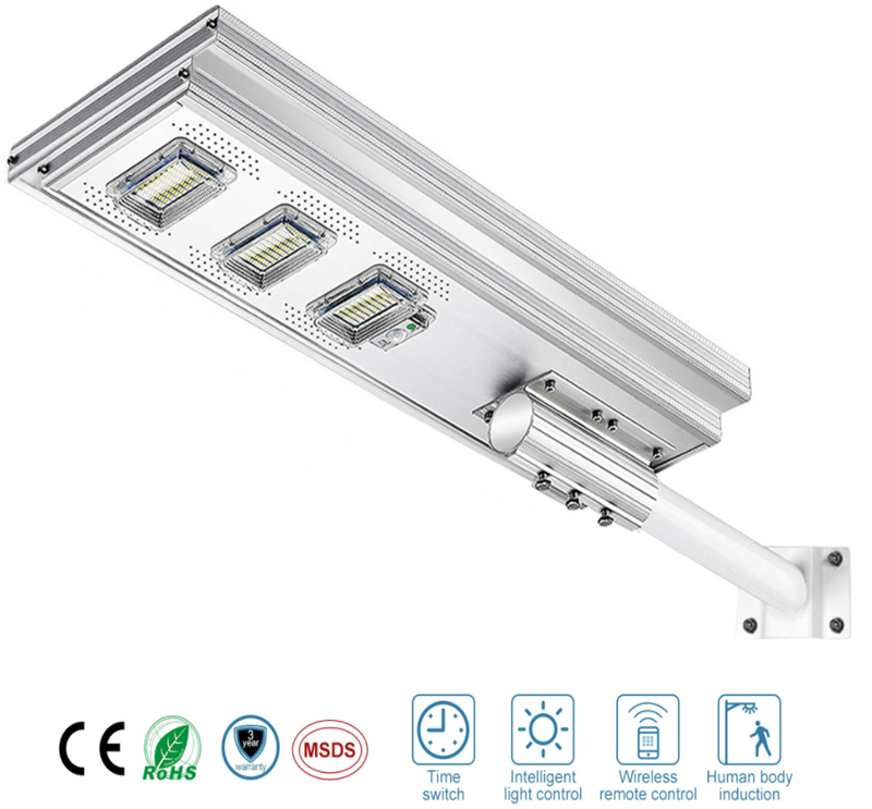 40w60w80w100w120w150w180w Integrated All In One Solar LED Street Light