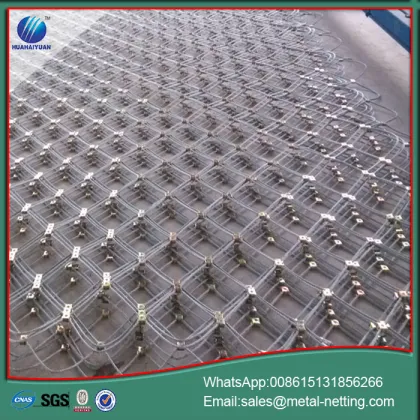 safety rope netting decorative wire rope mesh