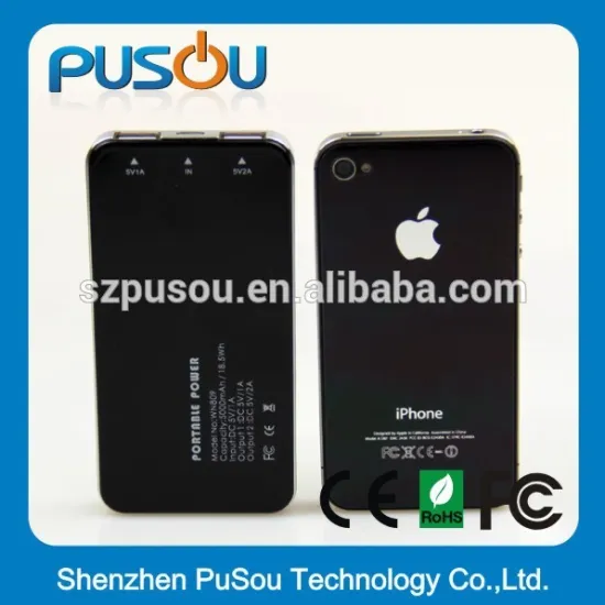 2015 power bank 6000mah with dual outputs and power indicators