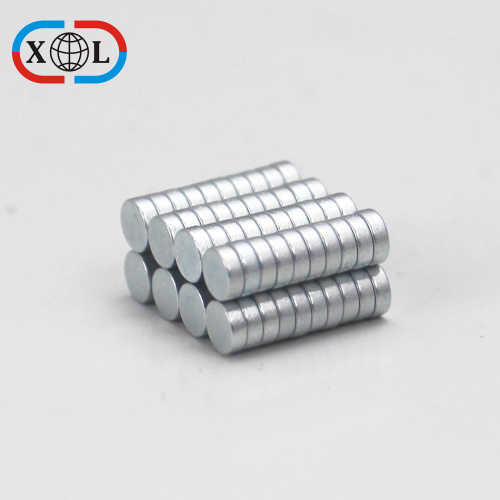 Zinc coating neodymium round magnet wholesale