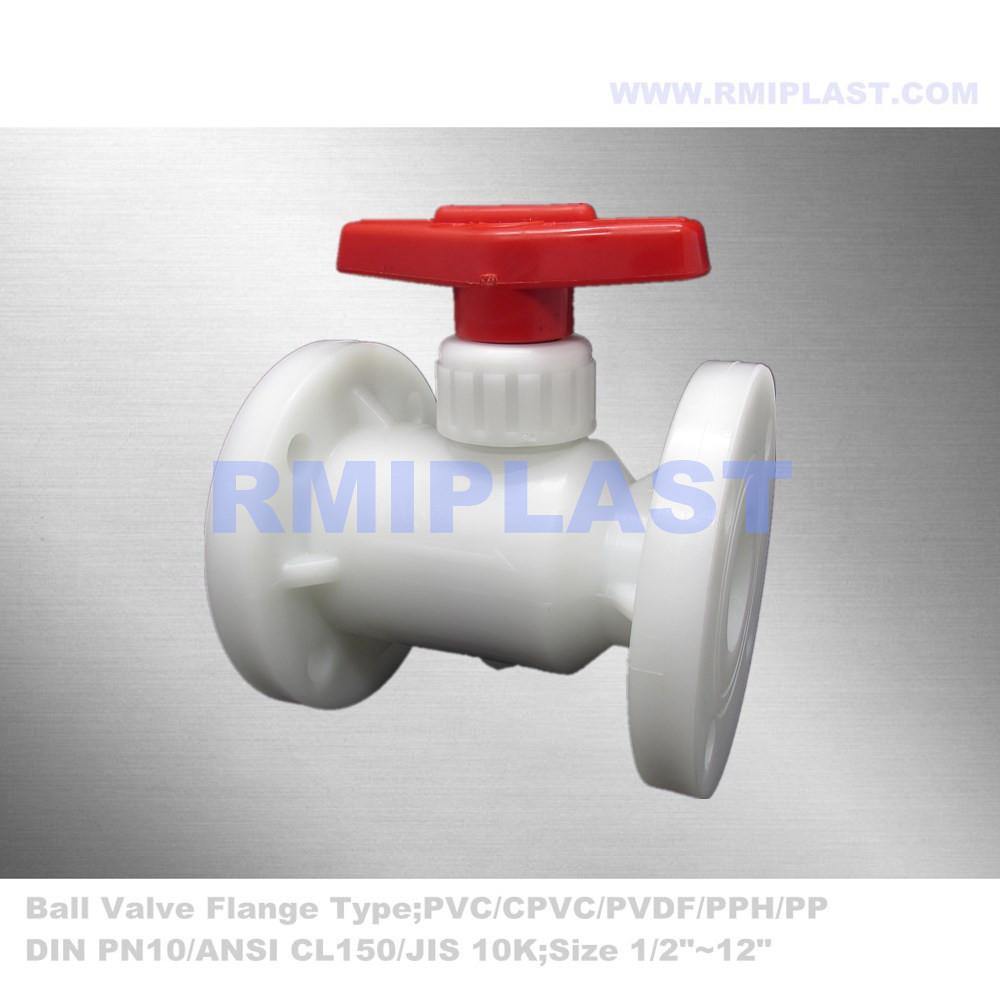 Chemical Industrial PVDF Valve PN10