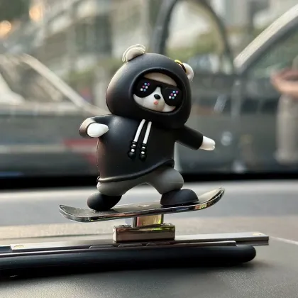 2024 New Dashboard Car Sliding Toon Liquid Interior Decorations