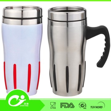 450ml double walls thermos auto mug ,travel mug