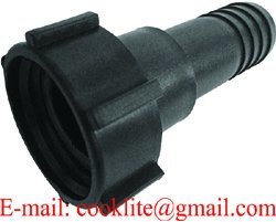 DIN 61 IBC Adaptor With 1-1_2_ Hose Barb