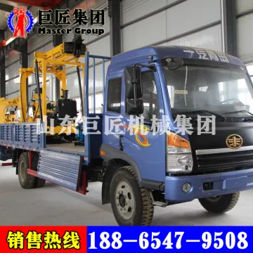 600 depth XYC-3 Vehicle-mounted Core Drilling machine , truck mounted water well drilling machine, deep well water drilling rig