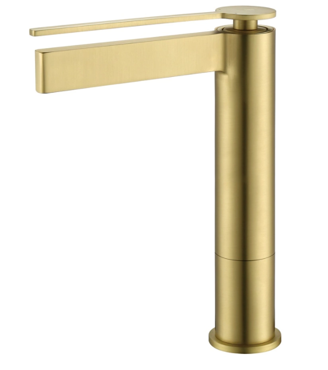 Single Hole Basin Mixer in Gold