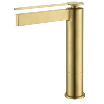 Single Hole Basin Mixer in Gold