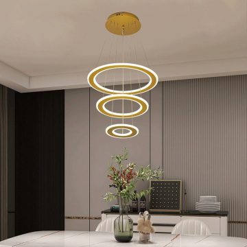 Modern Classic Multi-Layer Round Square LED Pendant Lamp