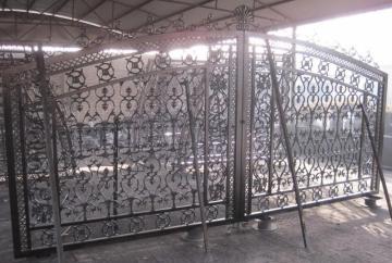 custom style simple wind cast iron door