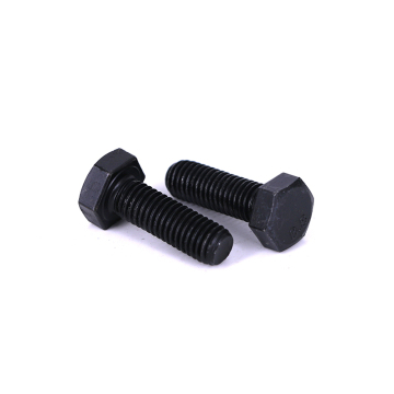 Tornillo de perno hexagonal hexágono negro