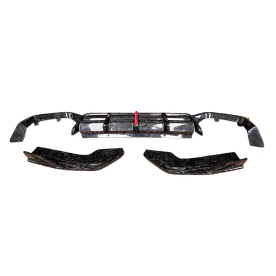 Forged carbon fiber rear diffuser for B X3M F97 X4M F98 19-23 year body kit front bumper edge side skirts rear spoiler