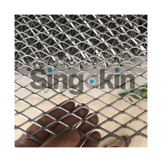 10mm x 7mm Mild Steel Expanded Metal Sheet - 2mm Thickness